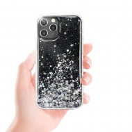 Apple Iphone 13 Mini Transparent Bling Glitter Silicone Case