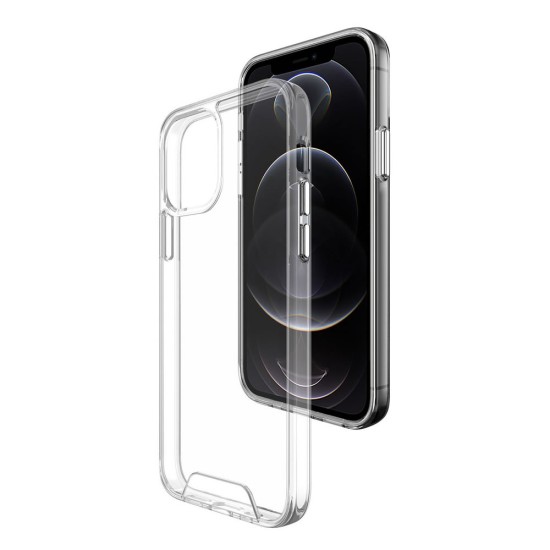 Capa Silicone Dura Apple Iphone 13/13 Pro 6.1 Transparente Premium