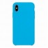 Capa Silicone Dura Apple Iphone Xs Max Azul