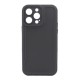 Capa Silicone Dura Apple Iphone 14 Pro Max Cinza Com Protetor De Câmera Capa Silicone Dura Apple Iphone 14 Pro Max Cinza Com Protetor De Câmera