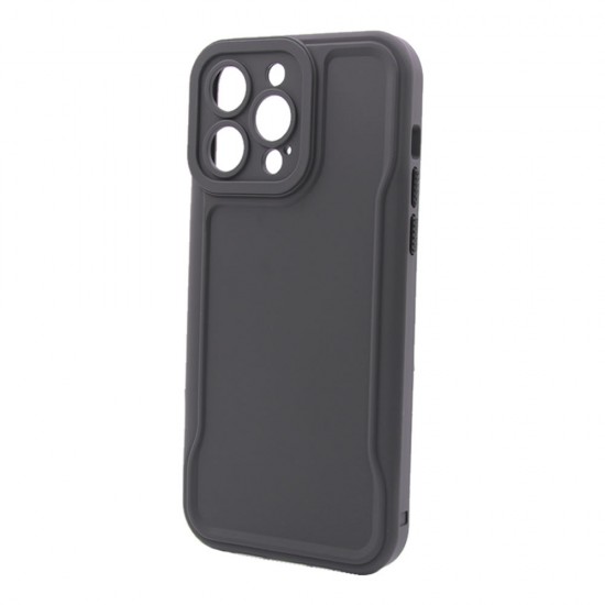 Capa Silicone Dura Apple Iphone 14 Pro Max Cinza Com Protetor De Câmera Capa Silicone Dura Apple Iphone 14 Pro Max Cinza Com Protetor De Câmera