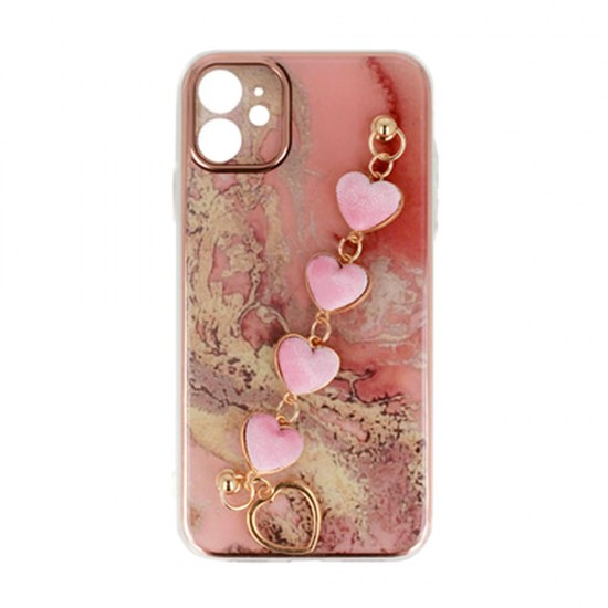 Capa Silicone Tpu Apple Iphone 11 Rosa Com Protetor De Câmera E Corrente Design 6 Capa Silicone Tpu Apple Iphone 11 Rosa Com Protetor De Câmera E Corrente Design 6