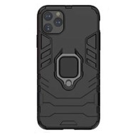 Capa Silicone Anti-Choque Armor Carbon Apple Iphone 11 Pro Preto Ring Armor Case