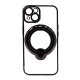 Capa Silicone Com Anel De Dedo Apple Iphone 14 Preto Com Lente Protetora De Câmera Magsafe Capa Silicone Com Anel De Dedo Apple Iphone 14 Preto Com Lente Protetora De Câmera Magsafe