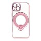 Capa Silicone Anti-Choque Apple Iphone 14 Rosa Com Lente Protetora De Câmera Magsafe Capa Silicone Anti-Choque Apple Iphone 14 Rosa Com Lente Protetora De Câmera Magsafe