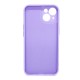 Capa Silicone Gel Apple Iphone 14 Lilás Happy Com Protetor De Câmera Capa Silicone Gel Apple Iphone 14 Lilás Happy Com Protetor De Câmera