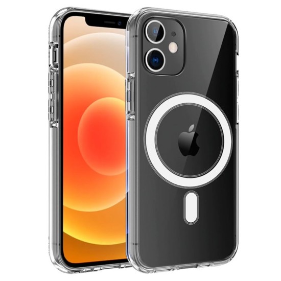 Capa Silicone Gel Apple Iphone 11 Transparente Magsafe