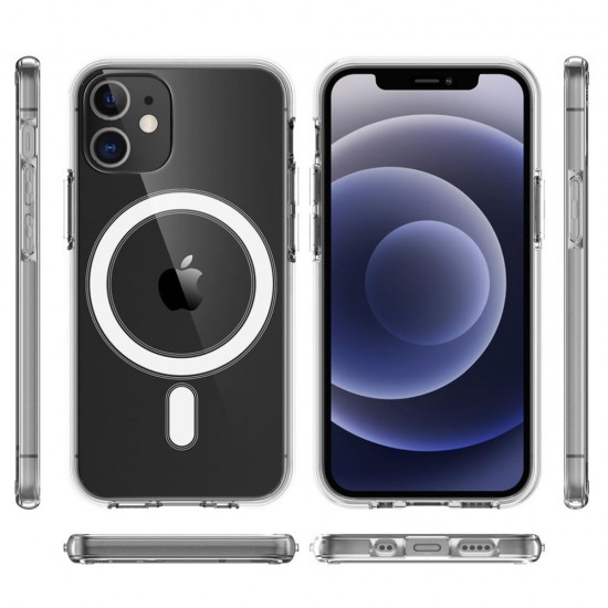 Capa Silicone Gel Apple Iphone 11 Transparente Magsafe Capa Silicone Gel Apple Iphone 11 Transparente Magsafe
