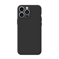 Capa Silicone Apple Iphone 11 Pro Preto Com Protetor De Câmera Robusta