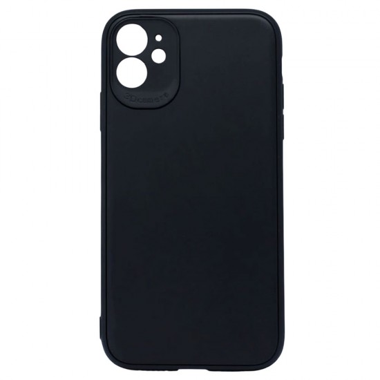 Capa Silicone Gel Apple Iphone 11 Preto Com Protetor De Câmera Capa Silicone Gel Apple Iphone 11 Preto Com Protetor De Câmera