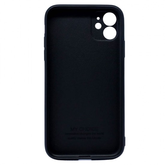 Capa Silicone Gel Apple Iphone 11 Preto Com Protetor De Câmera Capa Silicone Gel Apple Iphone 11 Preto Com Protetor De Câmera