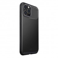Apple Iphone 12 Pro Max Black Auto Focus Vennus Carbon Silicone Gel Case
