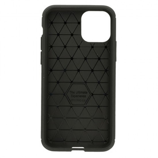 Apple Iphone 11 Black Auto Focus Vennus Carbon Silicone Gel Case Apple Iphone 11 Black Auto Focus Vennus Carbon Silicone Gel Case