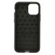 Capa Silicone Gel Carbon Apple Iphone 11 Preto Auto Focus Vennus