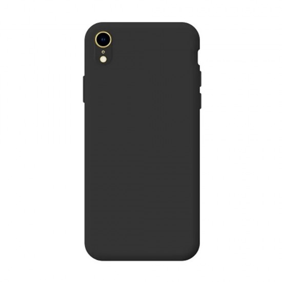 Apple Iphone Xr Black Silicone Case With Camera Protector Apple Iphone Xr Black Silicone Case With Camera Protector