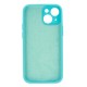 Apple Iphone 13 Light Blue Ultra Thin Silicone Gel Case Apple Iphone 13 Light Blue Ultra Thin Silicone Gel Case