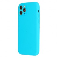 Capa Silicone Gel Apple Iphone 13 Pro Max Azul Claro Ultra Thin