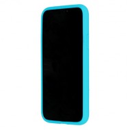 Capa Silicone Gel Apple Iphone 13 Pro Max Azul Claro Ultra Thin
