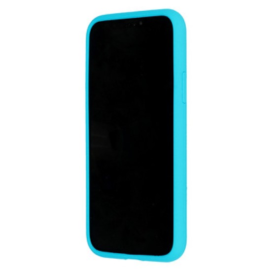 Capa Silicone Gel Apple Iphone 13 Pro Max Azul Claro Ultra Thin