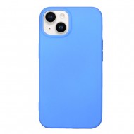 Capa Silicone Gel Apple Iphone 14 Azul Robusta