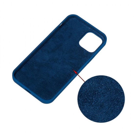 Apple Iphone 15 Pro Max Dark Blue Silicone Case