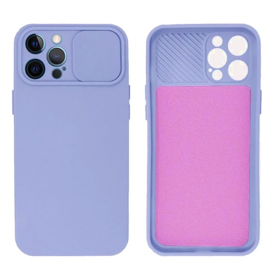 Capa Silicone Gel Apple Iphone 14 Pro Max Azul Claro Com Protetor De Câmera E Janela Deslizante Capa Silicone Gel Apple Iphone 14 Pro Max Azul Claro Com Protetor De Câmera E Janela Deslizante
