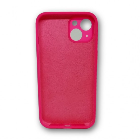 Capa Silicone Gel Apple Iphone 13 Rosa Ultra Thin