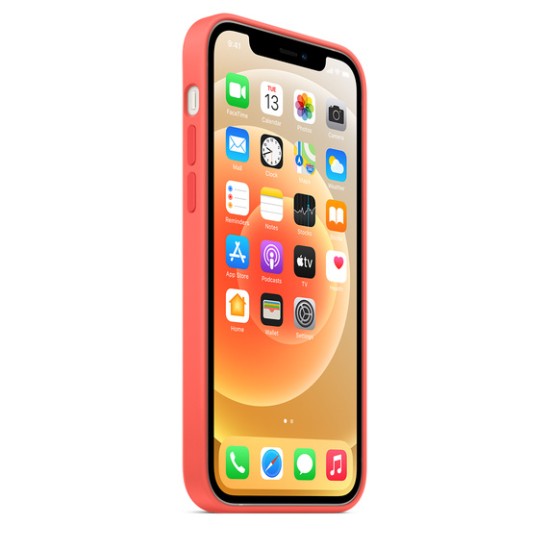 Capa Silicone Gel Apple Iphone 12 / 12 Pro Rosa Premium