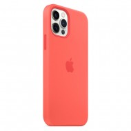 Capa Silicone Gel Apple Iphone 12 Pro Max Rosa Premium