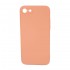 Capa Silicone Gel Apple Iphone 7/ 8/ Se 2020 Rosa Com Protetor De Câmera