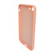 Capa Silicone Gel Apple Iphone 7/ 8/ Se 2020 Rosa Com Protetor De Câmera