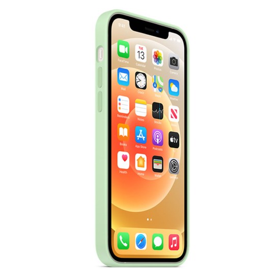 Capa Silicone Gel Apple Iphone 13 Pro Max Verde Premium
