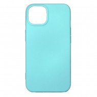 Capa Silicone Gel Apple Iphone 14 Plus Verde Turquesa Robusta