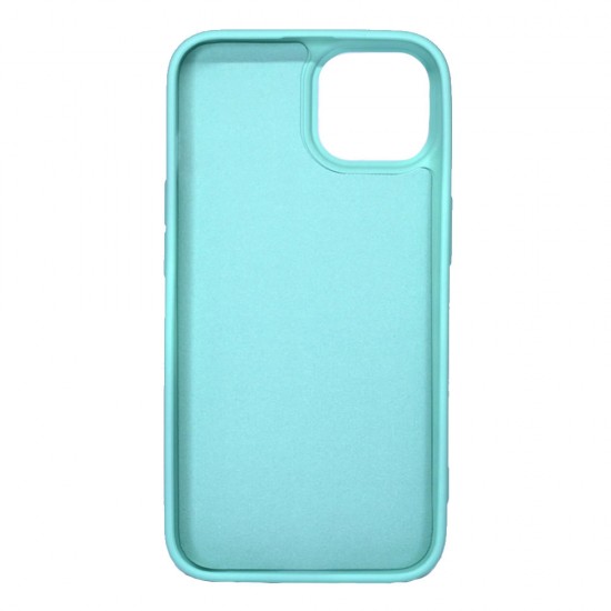 Capa Silicone Gel Apple Iphone 14 Verde Turquesa Robusta