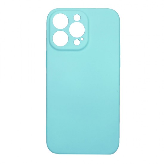 Capa Silicone Gel Apple Iphone 14 Pro Max Verde Turquesa Com Protetor De Câmera Robusta Capa Silicone Gel Apple Iphone 14 Pro Max Verde Turquesa Com Protetor De Câmera Robusta