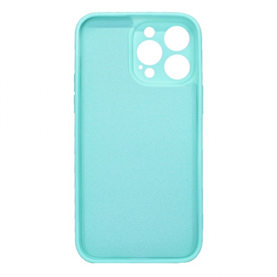 Capa Silicone Gel Apple Iphone 14 Pro Max Verde Turquesa Com Protetor De Câmera Robusta Capa Silicone Gel Apple Iphone 14 Pro Max Verde Turquesa Com Protetor De Câmera Robusta