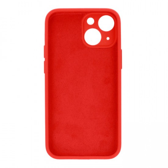 Capa Silicone Gel Apple Iphone 13 Mini Vermelho Ultra Thin