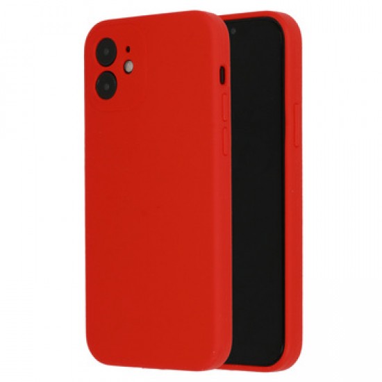 Capa Silicone Gel Apple Iphone 13 Mini Vermelho Ultra Thin