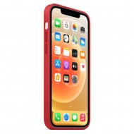 Funda De Gel De Silicona Apple Iphone 12/12 Pro Rojo Premium