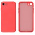 Capa Silicone Gel Apple Iphone 7/ 8/ Se 2020 Vermelho Com Protetor De Câmera