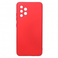 Samsung Galaxy A32 4G/A325 Red Robust Silicone Gel Case With Camera Protector