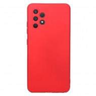 Samsung Galaxy A32 4G/A325 Red Robust Silicone Gel Case With Camera Protector