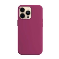 Apple Iphone 15 Burgundy Silicone Case