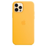 Capa Silicone Gel Apple Iphone 12 Pro Max Amarelo Premium