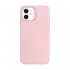 Funda De Gel De Silicona Apple Iphone 12 Mini Rosa Claro