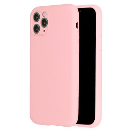 Capa Silicone Gel Apple Iphone 13 Pro Max Rosa Clara Ultra Thin