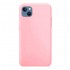 Capa Silicone Gel Apple Iphone 14 Rosa Clara Robusta