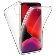 Capa Silicone Dura 360º Apple Iphone 11 Pro Transparente