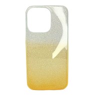 Apple Iphone 13 Pro Gold Glitter Silicone Gel Case