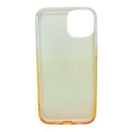 Apple Iphone 13 Gold Glitter Silicone Gel Case